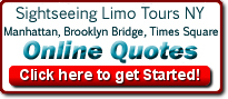 Sightseeing, NYC Attraction and Broadway Limo Ride Prices